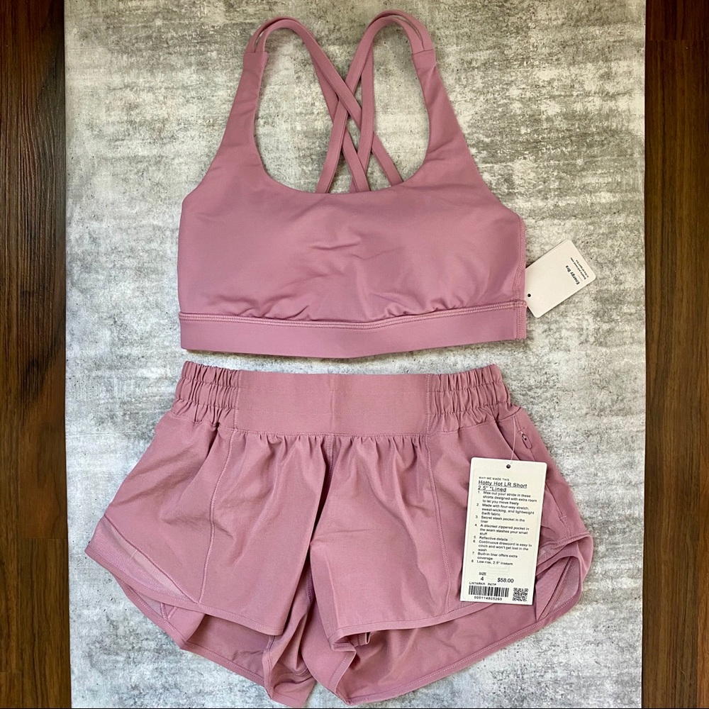 Lululemon Hotty Hot Short II 2.5" Pink Taupe